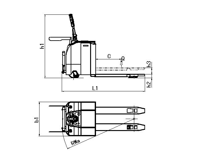 全電動(dòng)帶助力搬運(yùn)車(chē)